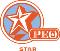 STAR and P.E.O. Logo JPG - RGB Color - 2x2